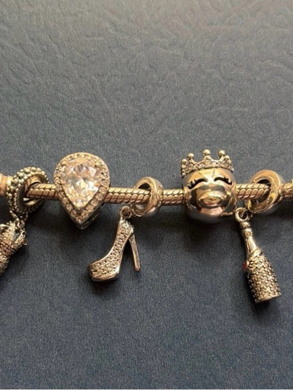 Beautiful Pandora Sparkling Barrel Pre Styled Bracelet S925 - Picture 7 of 11